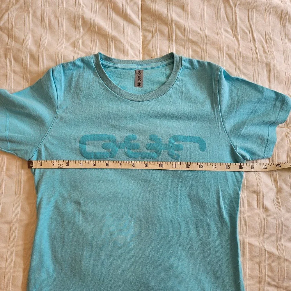 O.U.R. (Operation Underground Railroad) Womens Logo Crew Tee Cancun Blue-MEDIUM - Picture 8 of 8